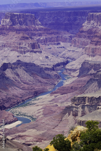 Grand Canyon and Colorado river scenic view, Arizona