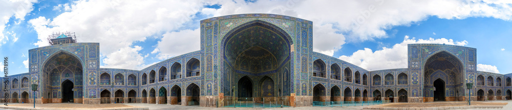 Obraz premium Courtyard of Imam Mosque in Isfahan, Iran