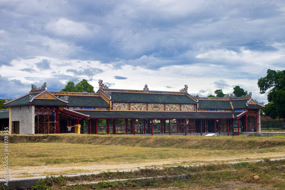 Complex of a Citadel in Hue, Vietnam. Complex of a Citadel in Hue, Vietnam.