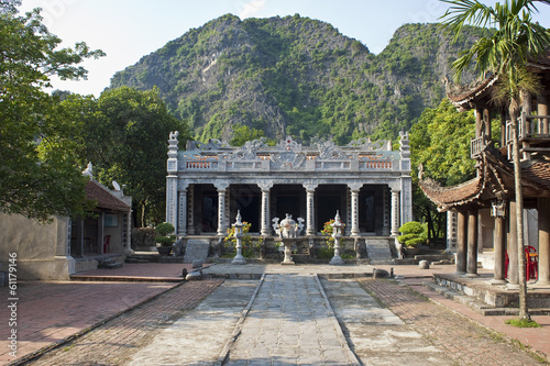 Buddhist temple in countryside near Ninh Binh, Vietnam