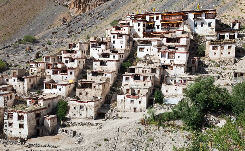 Lingshed (Lingshet, Lingshot) gompa - Ladakh - India