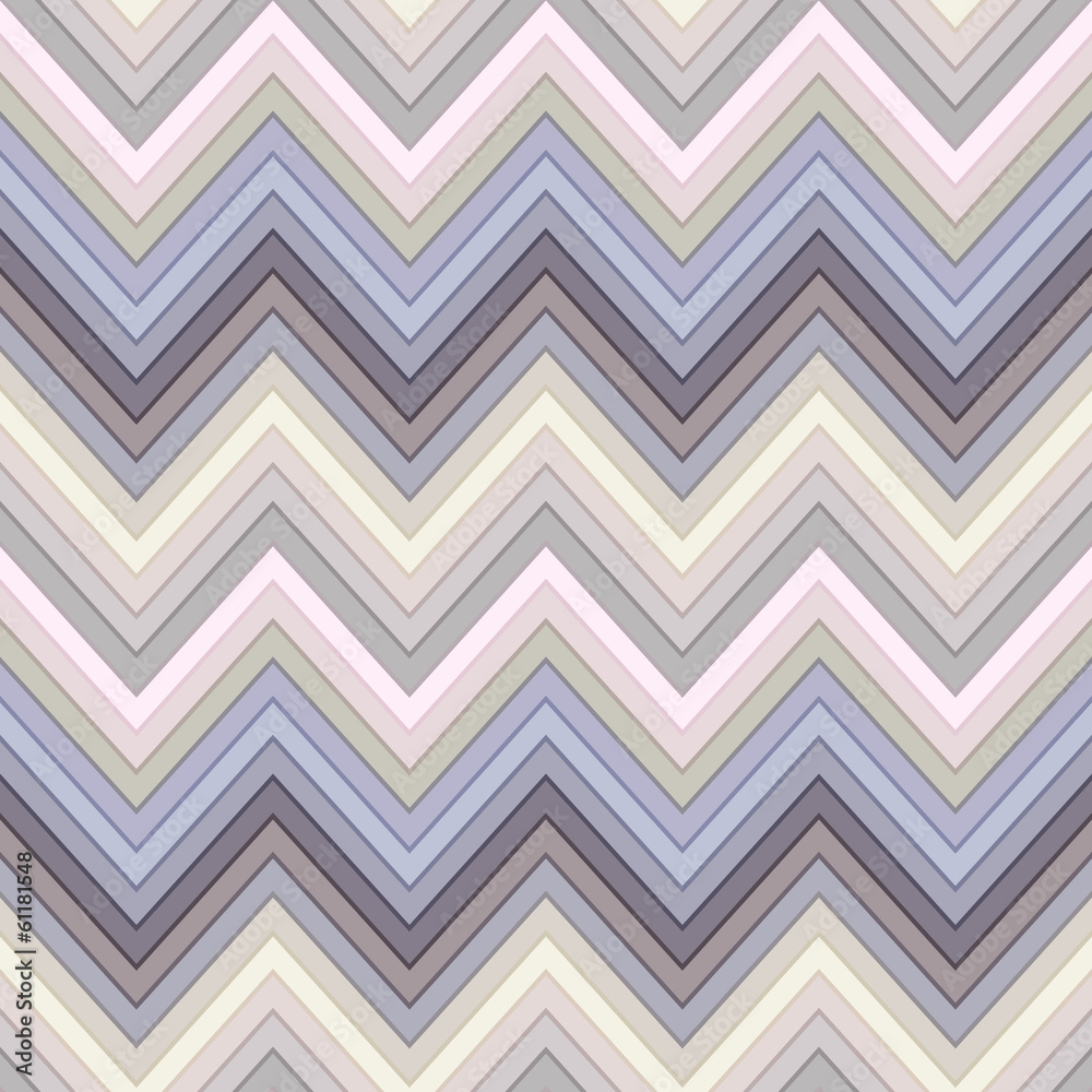 seamless multicolor horizontal fashion chevron pattern