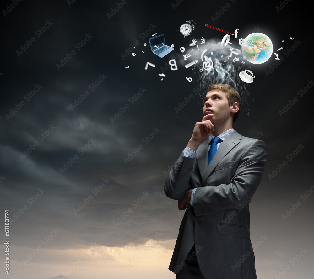 Thinking over an idea Thinking over an idea