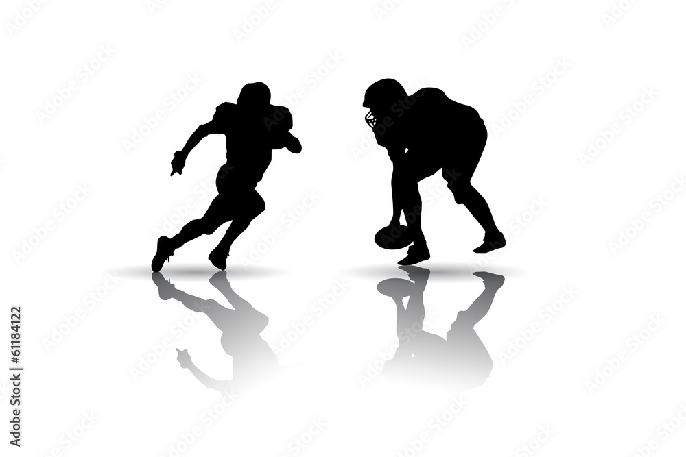 Fototapeta premium American football sports vector