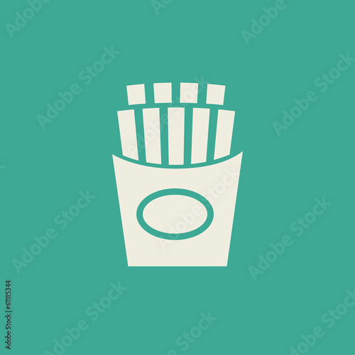 Flat Icon with shadow. Vector EPS 10.