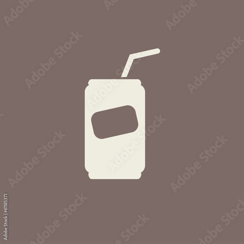 Flat Icon with shadow. Vector EPS 10.