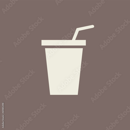 Flat Icon with shadow. Vector EPS 10.