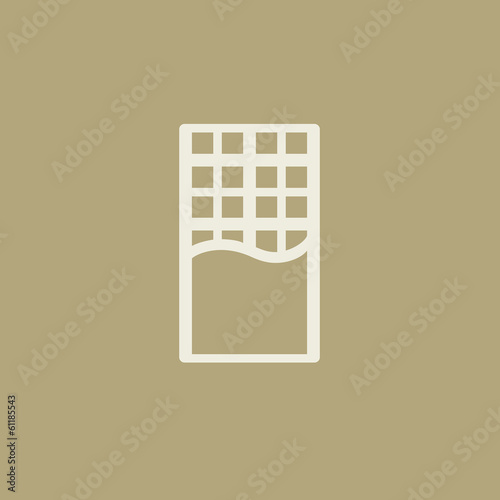Flat Icon with shadow. Vector EPS 10.