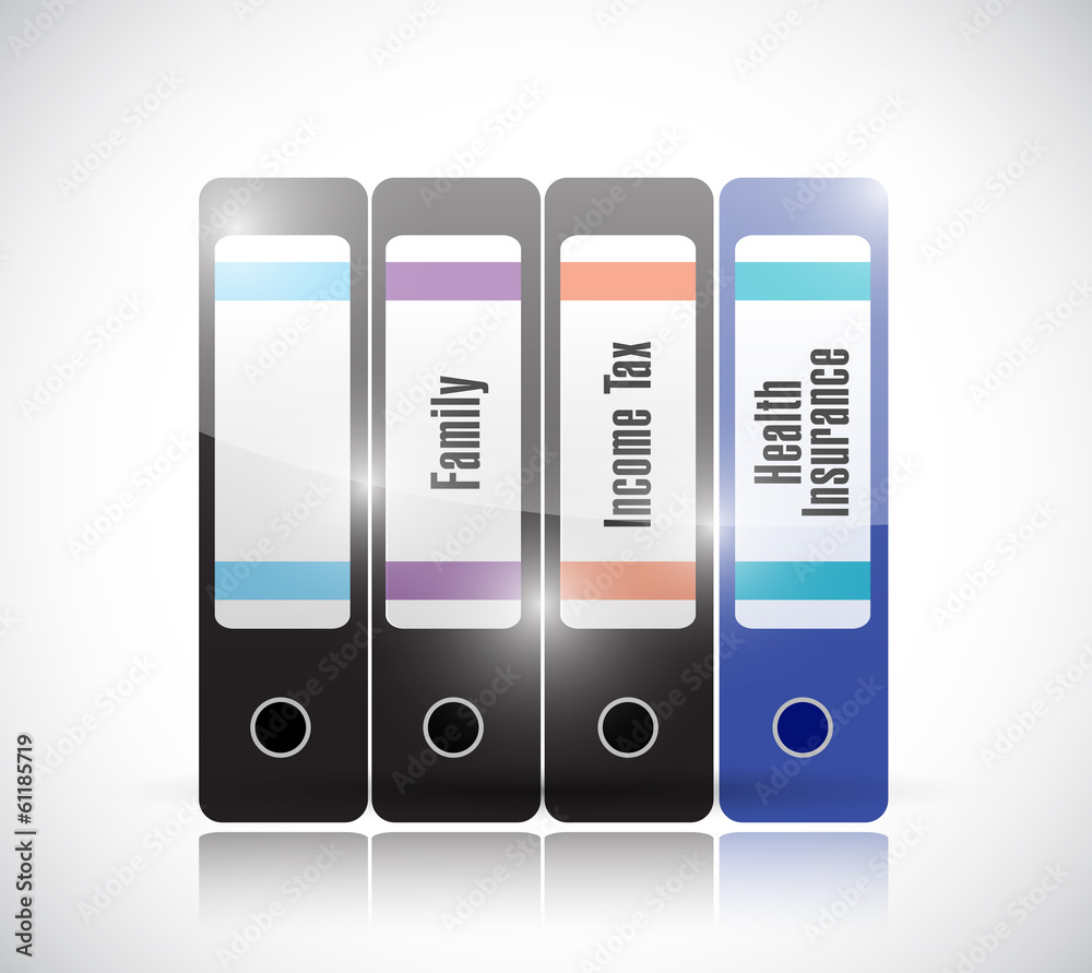 important folders illustration design important folders illustration design
