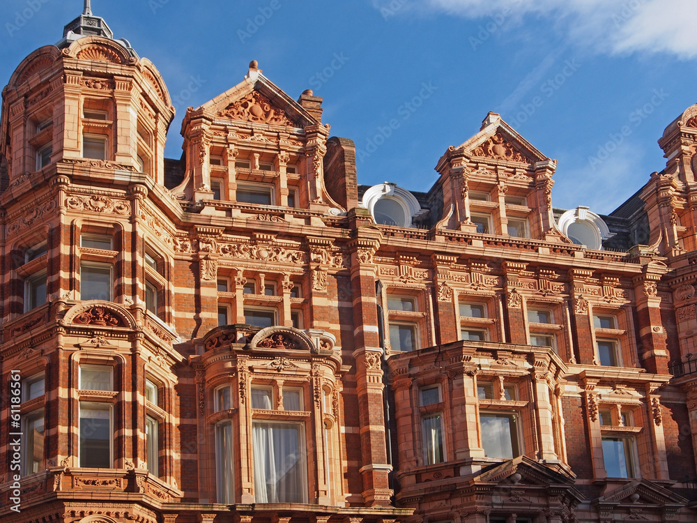 Obraz premium London, Mayfair, ornate facade