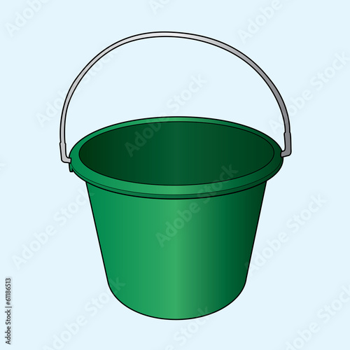water bucket vector