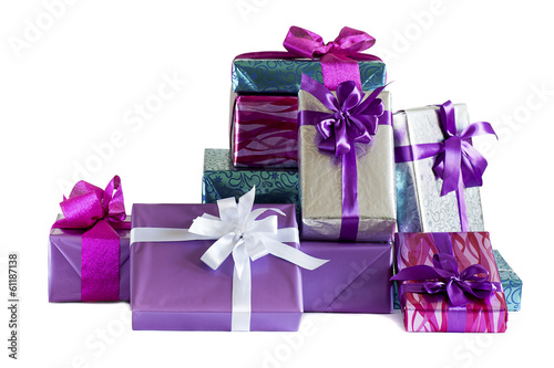 stack of gift boxes