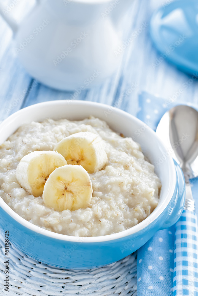 Oatmeal with banana Oatmeal with banana