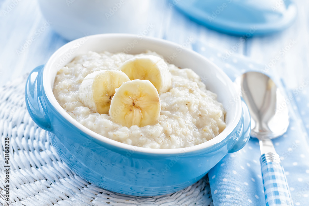 Oatmeal with banana Oatmeal with banana