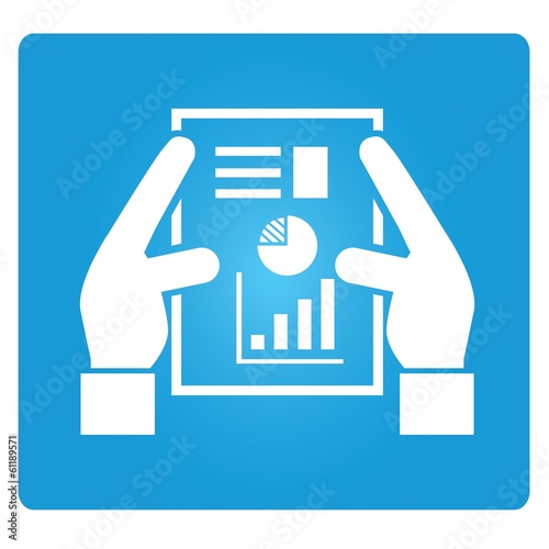 financial report symbol