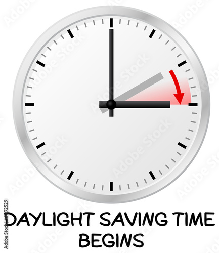 time change to daylight saving time