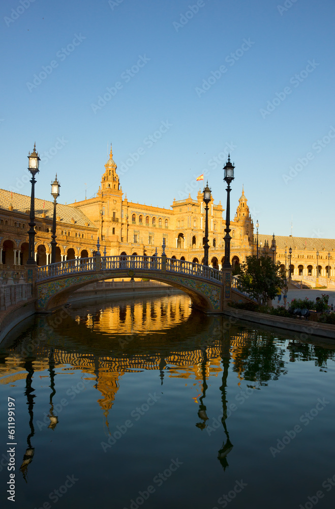 Fototapeta premium Plaza de España, Seville, Spain