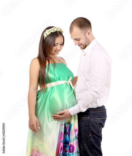 Wallpaper Mural Happy couple expecting baby. Torontodigital.ca