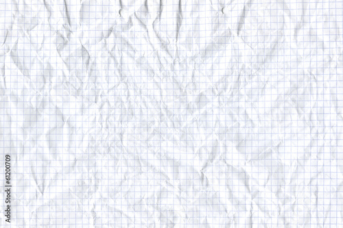 White Crumpled  Paper Texture