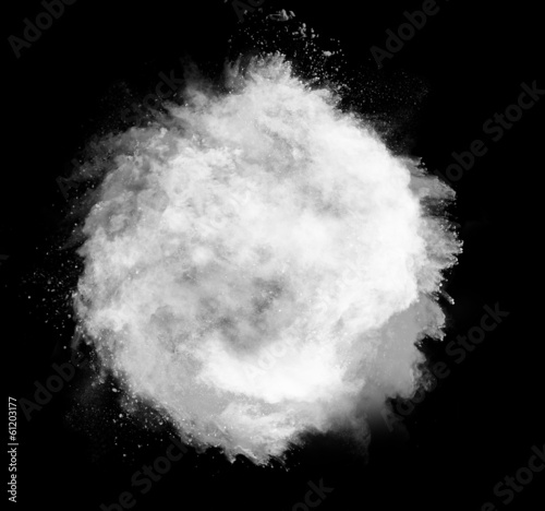White dust sphere