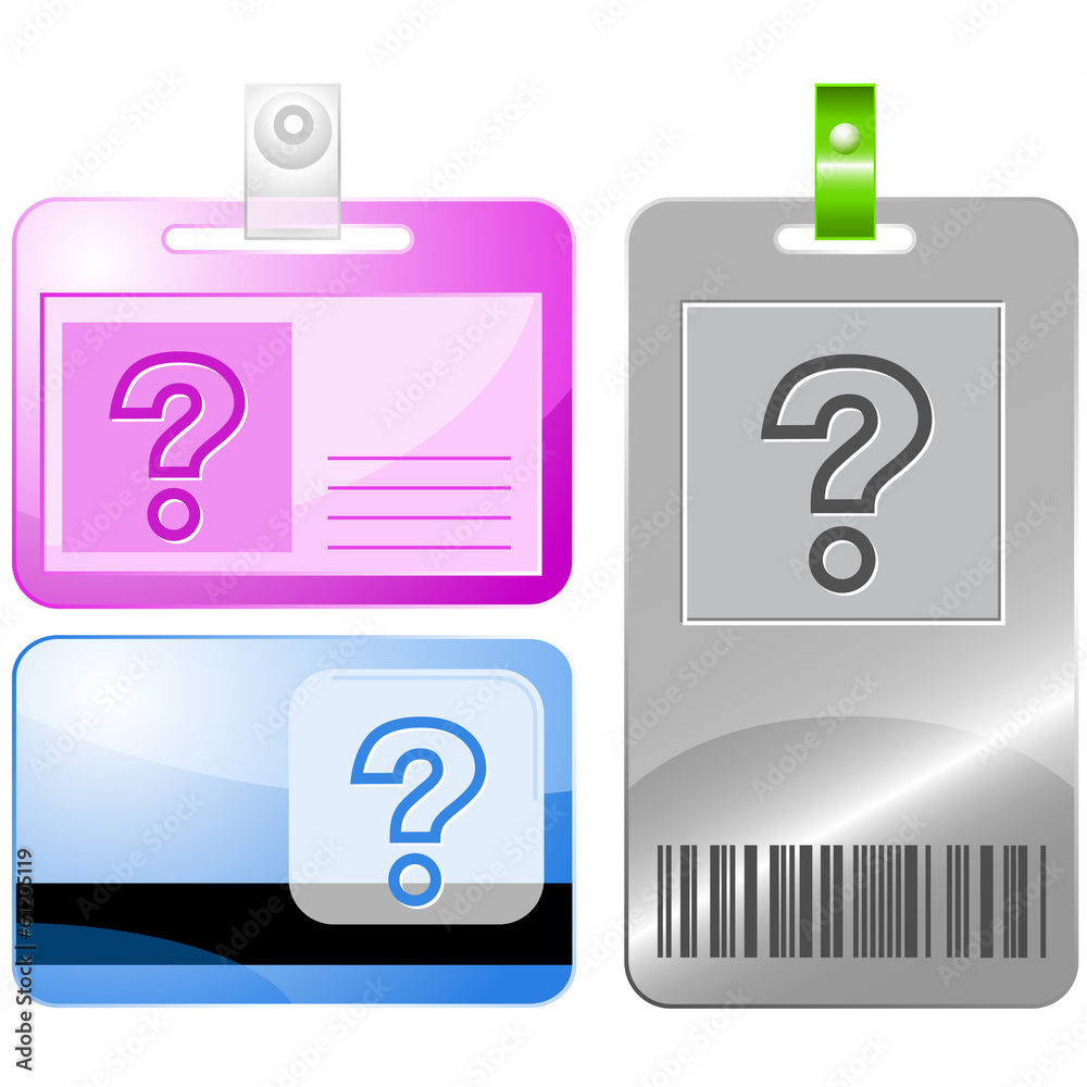 Query. Vector id cards. Query. Vector id cards.