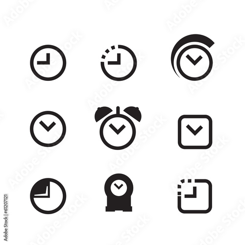 Time. Vector format