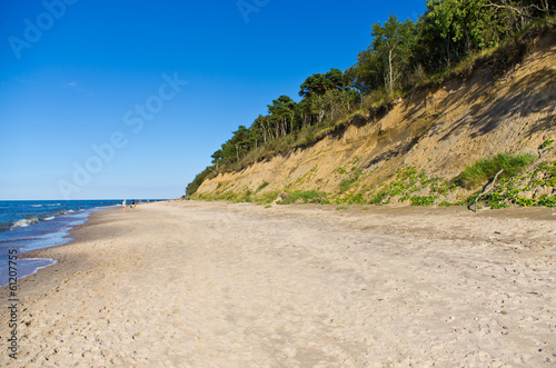 Fototapeta Naklejka Na Ścianę i Meble -  Baltics beach with cliff