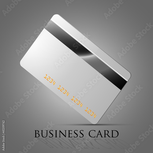 credit card on the background