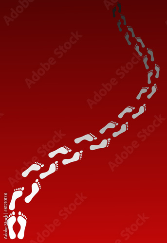 Fußspuren Footprints  #140207-svg03