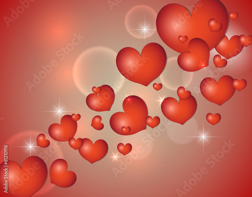 abstraktry background valentine's day