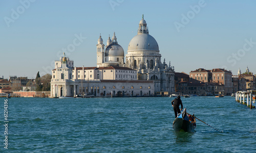 Gondole sur la lagune de Venise © Pat on stock