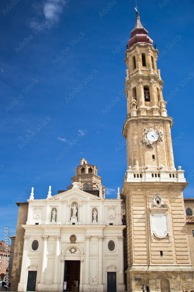 Salvador Cathedral at Zaragoza, Spain