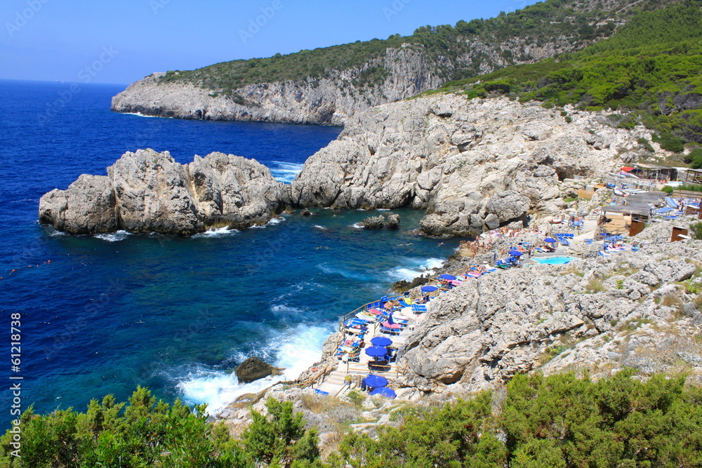 Fototapeta premium Plage à Anacapri - Italie