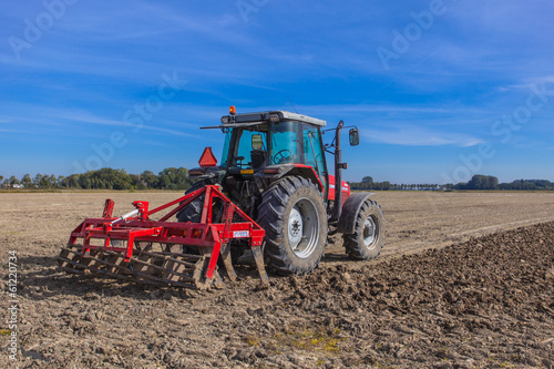 Working Tractor with Plough