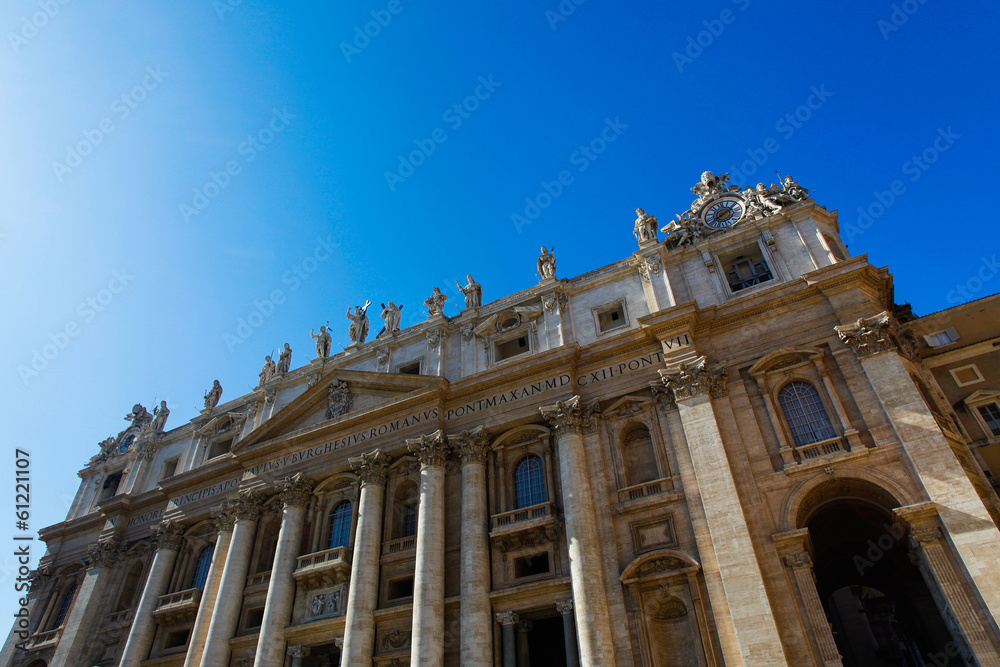 Saint Peter's square in Rome