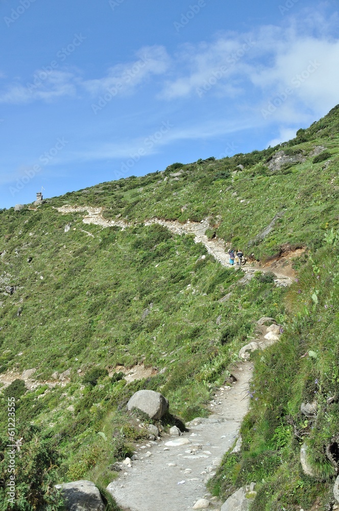 Obraz premium ヒマラヤトレッキング