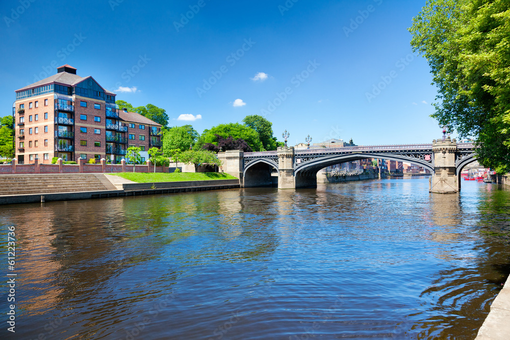 River Outhe in York, a city in England