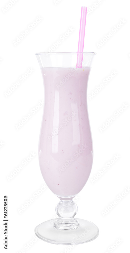 Milk shake isolated on white Milk shake isolated on white