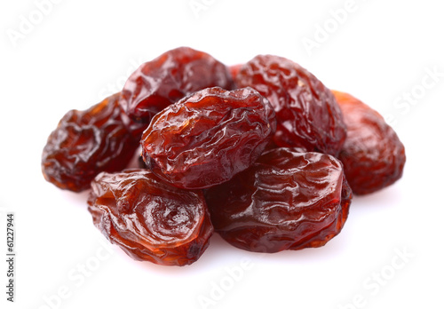 Raisins in closeup photo