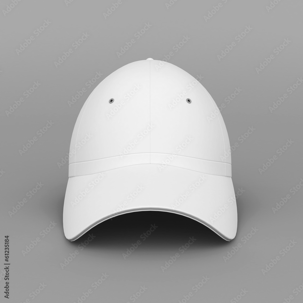 Fototapeta premium White baseball cap