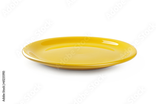 Wallpaper Mural yellow plate Torontodigital.ca