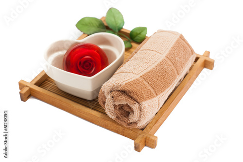 towel with spa set