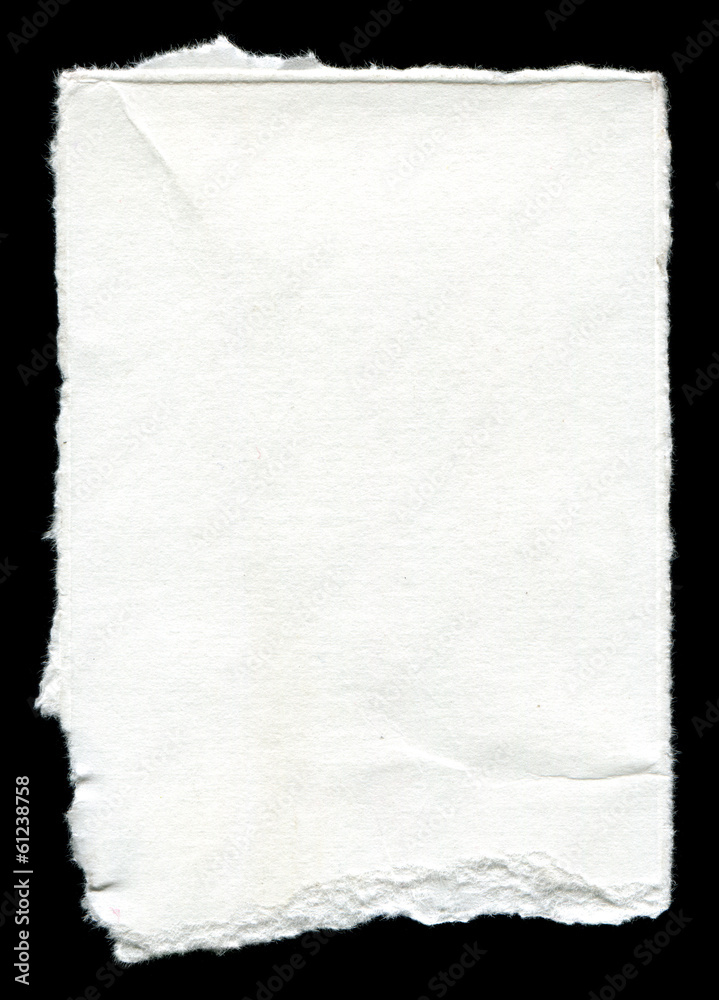 Obraz premium Torn blank paper with copy-space