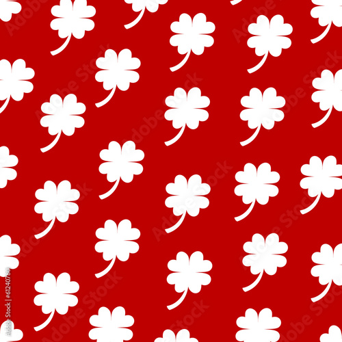 background of white clover