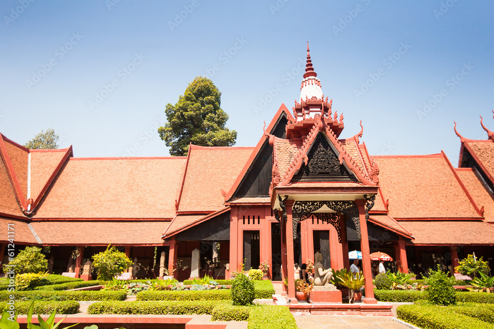 The National Museum of Cambodia (Sala Rachana) Phnom Penh, Cambo The National Museum of Cambodia (Sala Rachana) Phnom Penh, Cambo