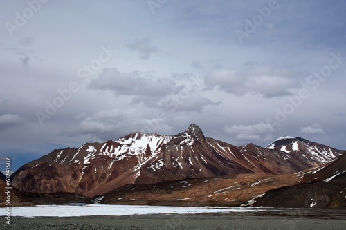 Panorama of Himalaya mountain landscape in Ladakh, North India
