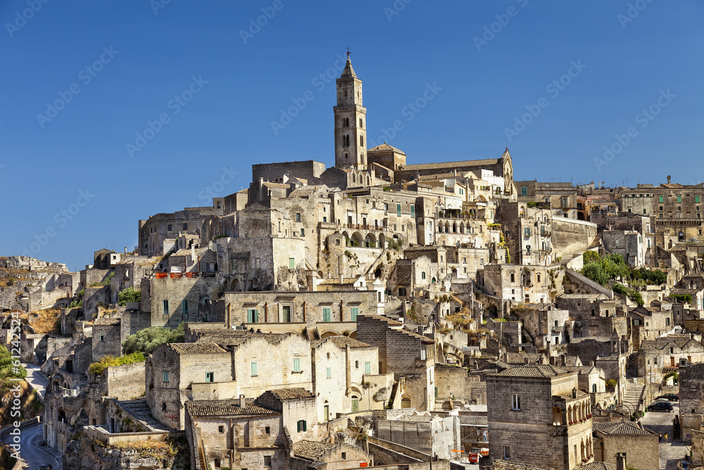 Ancient town of Matera, unesco world heritage in Italy
