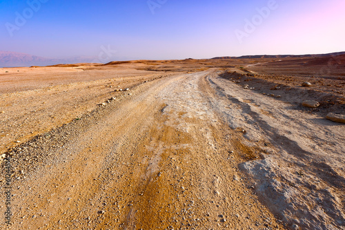Sunset in Desert
