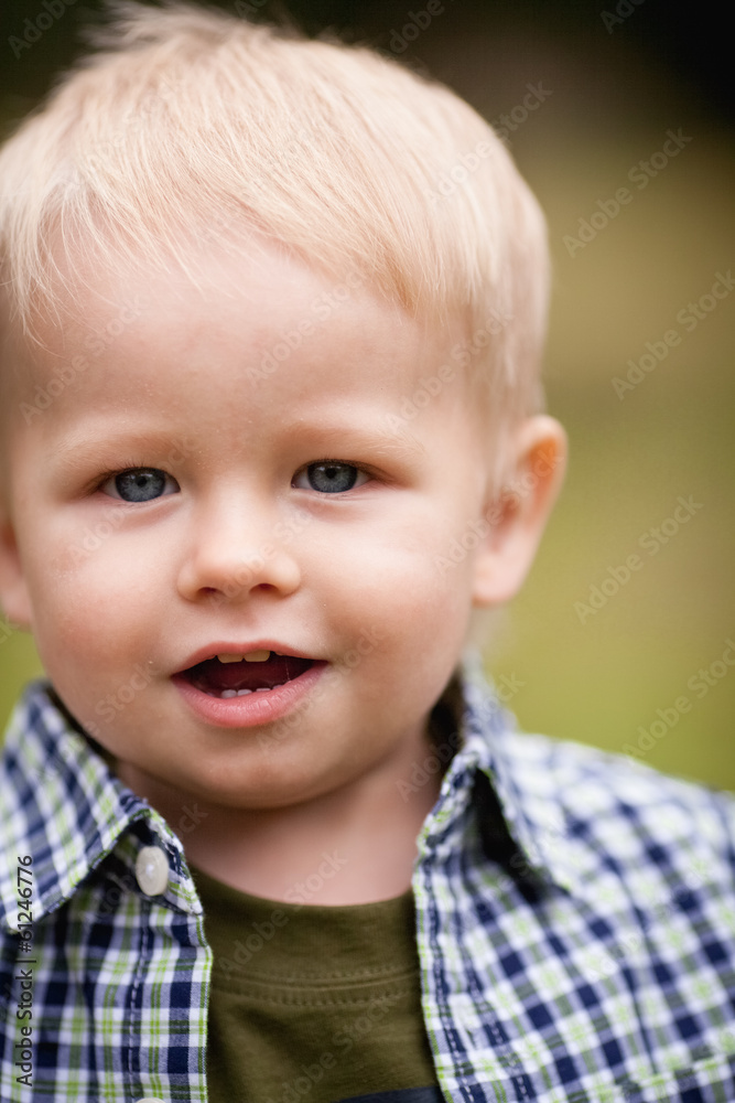 Portrait of a little child, a boy