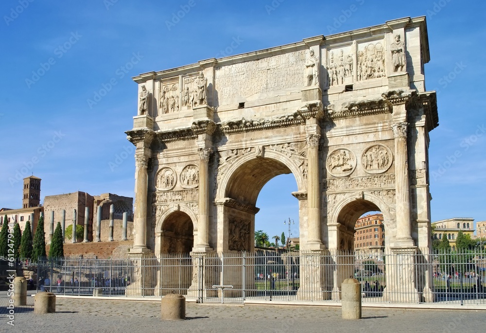 Rom Konstantinsbogen - Rome Arch of Constantine 01
